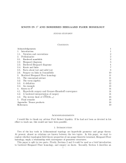 Knots in S 3 and Bordered Heegaard Floer Homology