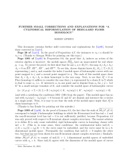 Further minor corrections and explanations