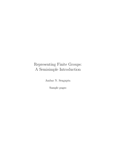 Notes on representations of algebras and finite groups