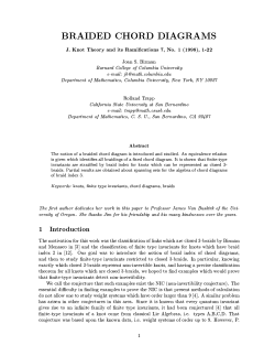 "Braided chord diagrams"