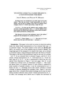 ''Studying links via closed braids VI:a non-finiteness theorem",