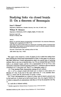 ''Studying links via closed braids II:On a theorem of Bennequin"