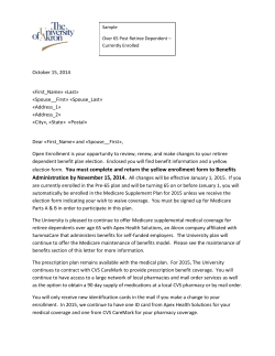 Open enrollment letter