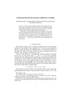 Lower bounds for measurable chromatic numbers