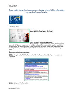 Instructions to print W2 tax form