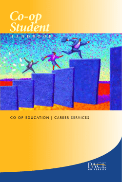 Co-op Intern Student Handbook