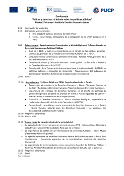 Programa de la conferencia