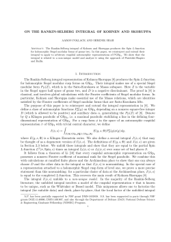 On the Rankin-Selberg integral of Kohnen and Skoruppa