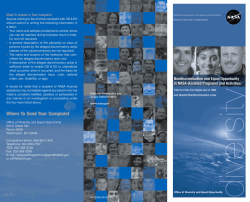 NASA Title VI Brochure