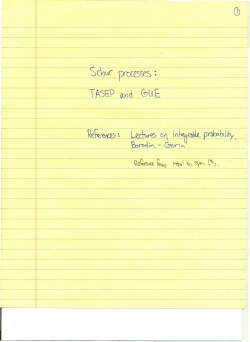 Notes: Schur functions