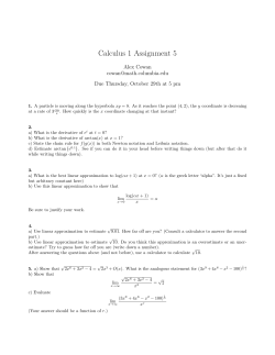 Problem Set 5