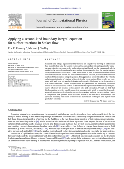 Applying a Second-Kind Boundary Integral Equation for Surface Tractions in Stokes Flow