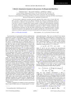 Collective Chemotactic Dynamics in the Presence of Self-Generated Fluid Flows