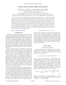 A nonlocal model for liquid crystal elastomers