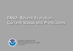 A moderate El Niño event