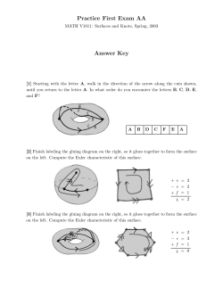 Practice Midterm 1 Answers