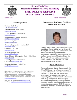 Summer 2012 Newsletter