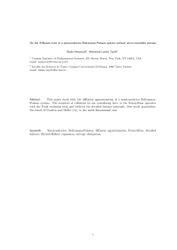 Diffusion limit of a semiconductor Boltzmann-Poisson system without micro-reversible process.