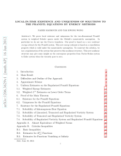 Local-in-Time Existence and Uniqueness of Solutions to the Prandtl Equations by Energy Methods .
