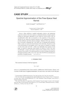 Spectral Approximation of the Free-Space Heat Kernel [pdf: 158 Kb]