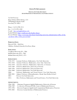 CLICK HERE FOR FULL CV.