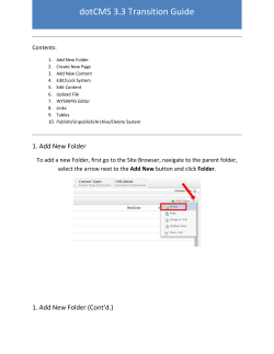 dotCMS 3.3 Transition Guide