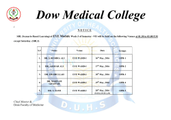 SBL Time Table EYE Module Week 3