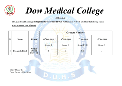 SBL Time Table Reproductive Module-2 Week-7 (Gynae)