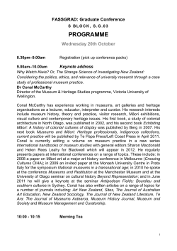 Download the 2010 Programme & Abstracts