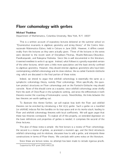 Floer cohomology with gerbes