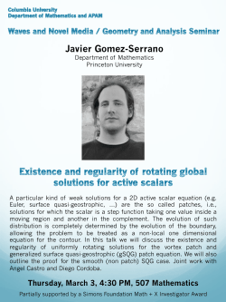 Existence and regularity of rotating global solutions for active scalars