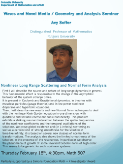Nonlinear Long Range Scattering and Normal Form Analysis