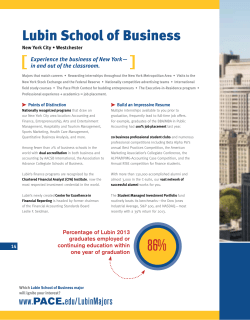 Lubin School of Business