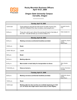 AGENDA
