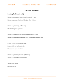 Download Looking for Hannah Leigh (after Iain Sharp)