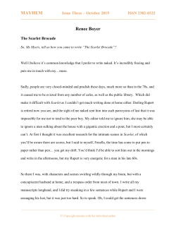 Download The Scarlet Brocade