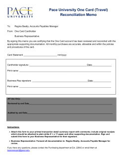 NEW -Travel Card Reconcilation Form