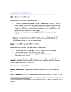 Professional Credentials Exam Types