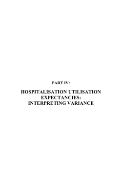 Chapter 10 - Disaggregating Supply and Demand: Avoidable Hospitalisations