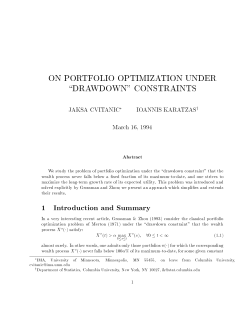 On portfolio optimization under drawdown constraints