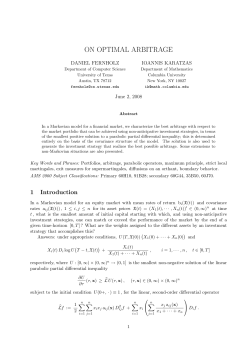 On optimal arbitrage