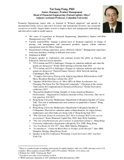 Tat Sang Fung CV