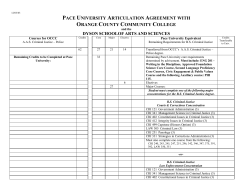 OCCC - BS Criminal Justice (Police) - Remaining Requirements