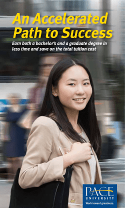 Combined Degree Programs brochure