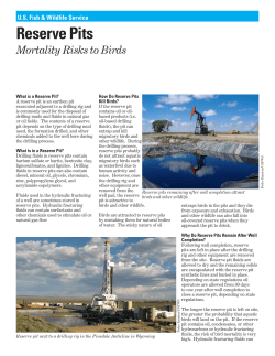http://www.fws.gov/mountain-prairie/contaminants/documents/ReservePitsBirdMortality.pdf