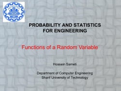 Lecture 5 Fnctn of RV.pptx