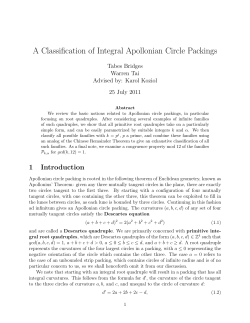 A Classification of Integral Apollonian Circle Packings