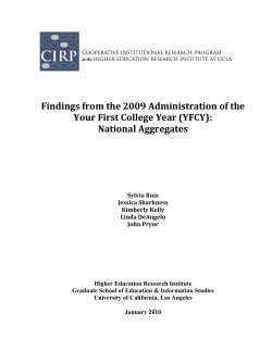 http://​www.​heri.​ucla.​edu/​PDFs/​pubs/​Reports/​YFCY2009Final_​January.​pdf