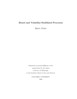 Bessel and volatility-stabilized processes