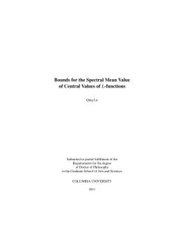 Bounds for the spectral mean value of central values of L-functions